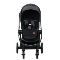 Коляска детская 2в1 BabyZz В102, серая